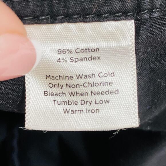 Talbots Pants Womens 14 Black Signature Stretch Cotton Office Casual Classic - Picture 5 of 7